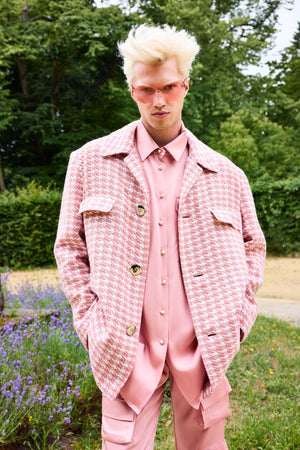 Tweedjacke Oversized