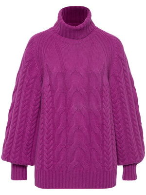 Pullover - Wolle/Kaschmir - Violett