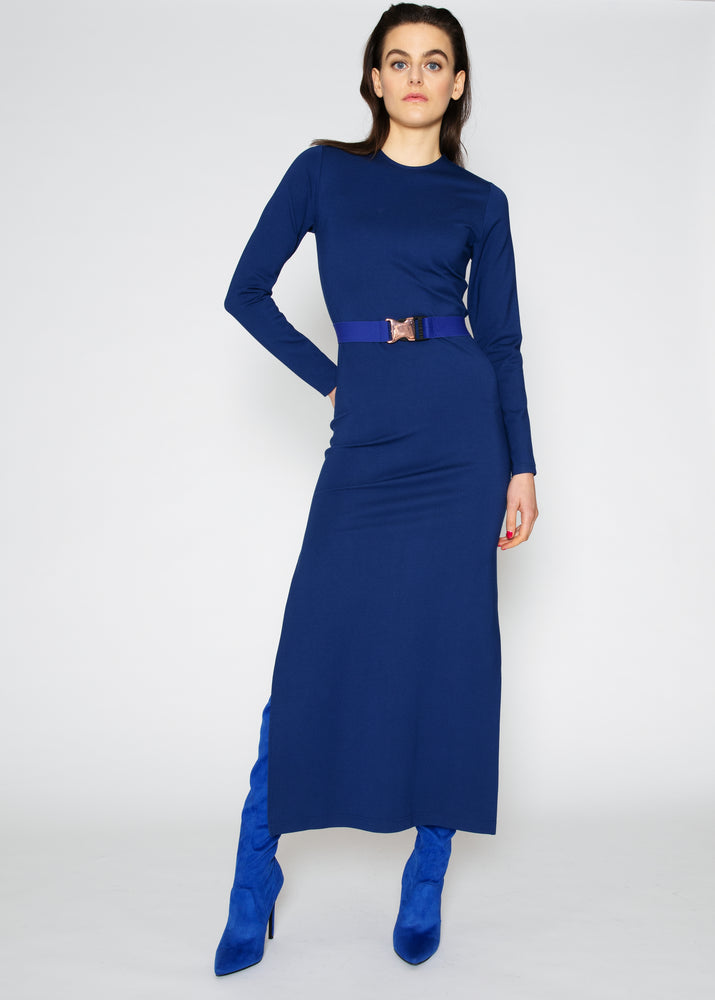Stretchkleid - Blau
