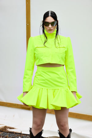 Kurzjacke - Neon Yellow