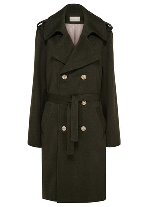 Lodenmantel - Dark Green
