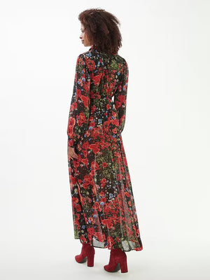 Kleid - Blumenprint - Multicolor