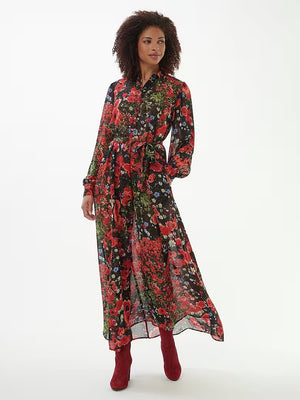Kleid - Blumenprint - Multicolor